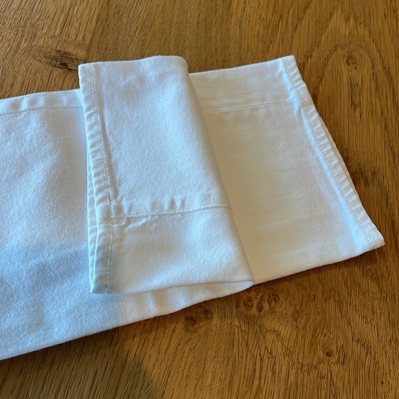 Uniqlo White Cotton Jeans - 36" Waist / 31" Inseam - Picture 5 of 12